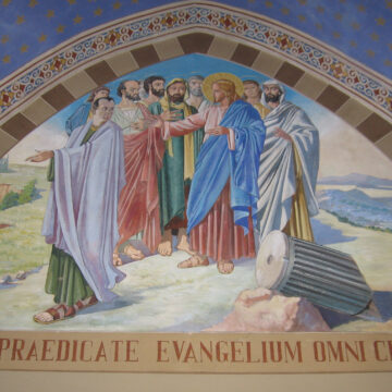 Missione degli apostoli (parete di sinistra) Missione degli apostoli (parete di sinistra)
