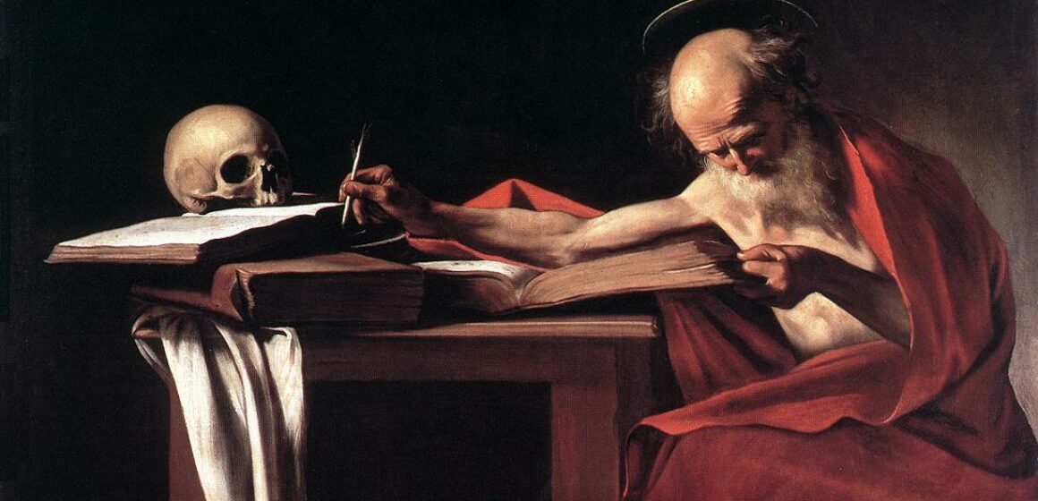 Caravaggio_-_Saint_Jerome_Writing,_c1606