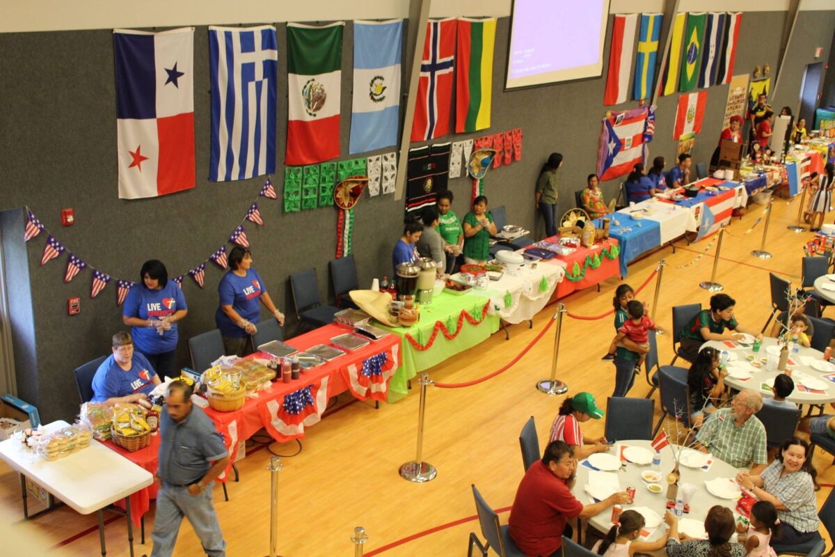 Festival of Nations from above
