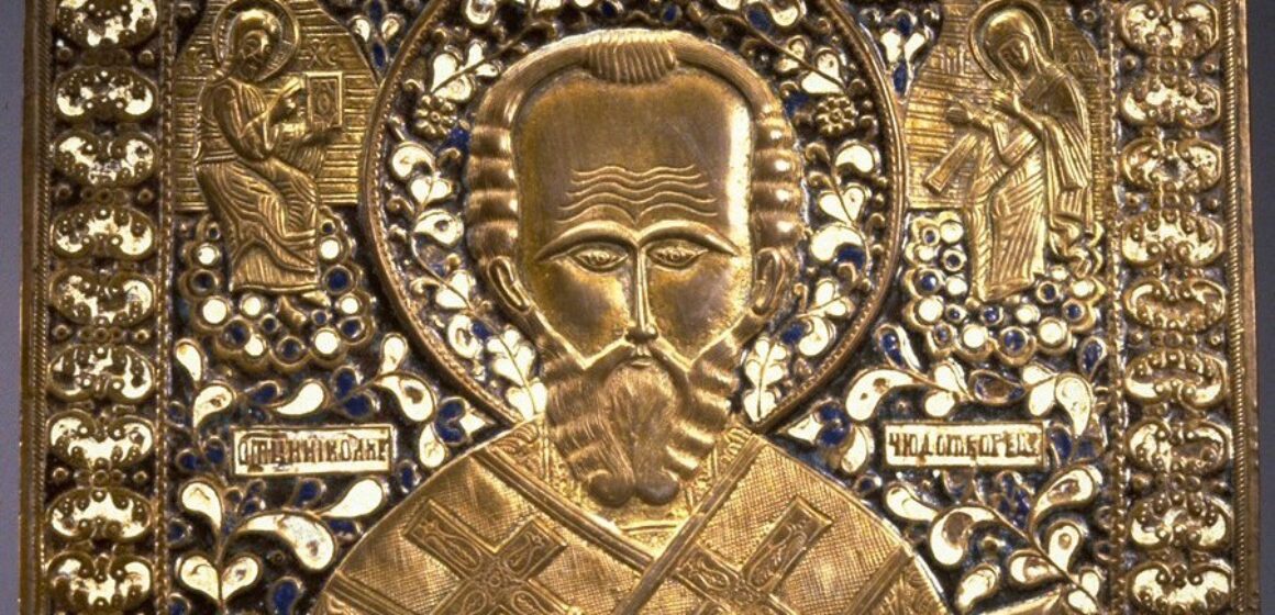2nd cropped Russian_-_Icon_of_Saint_Nicholas_-_Walters_44648